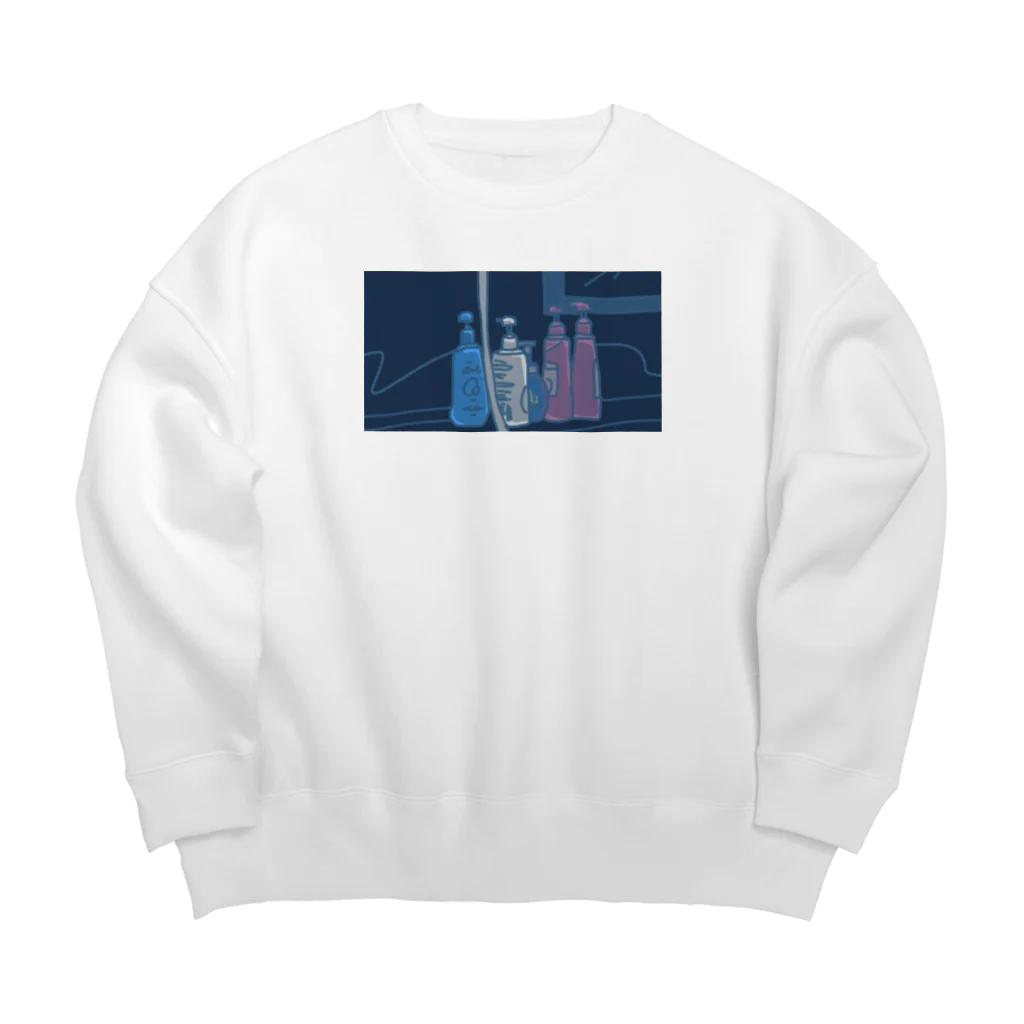 ふゅでばこのしゃんぷう Big Crew Neck Sweatshirt