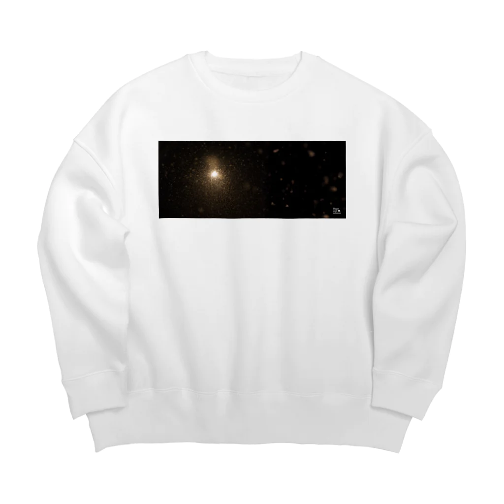 ベアーズ&サーモンの雪の街頭 Big Crew Neck Sweatshirt