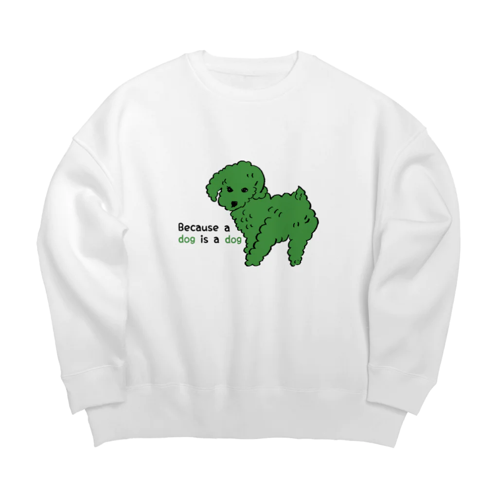 fujicozaccaのイヌがイヌであるために Big Crew Neck Sweatshirt
