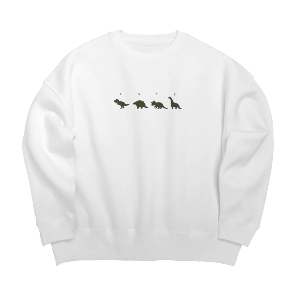 porupotorukoのダイナソー/TSTB Big Crew Neck Sweatshirt