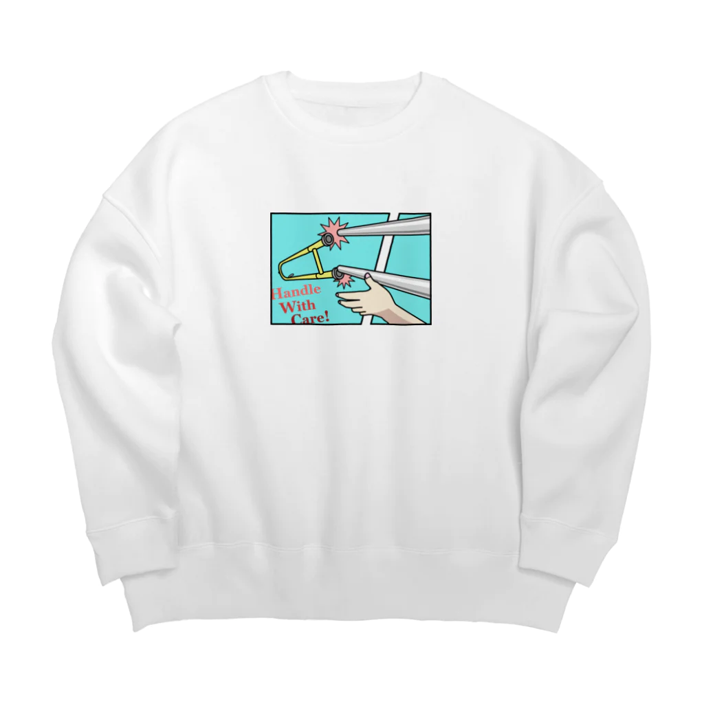 Ohashiの取り扱い注意(トロンボーン) Big Crew Neck Sweatshirt