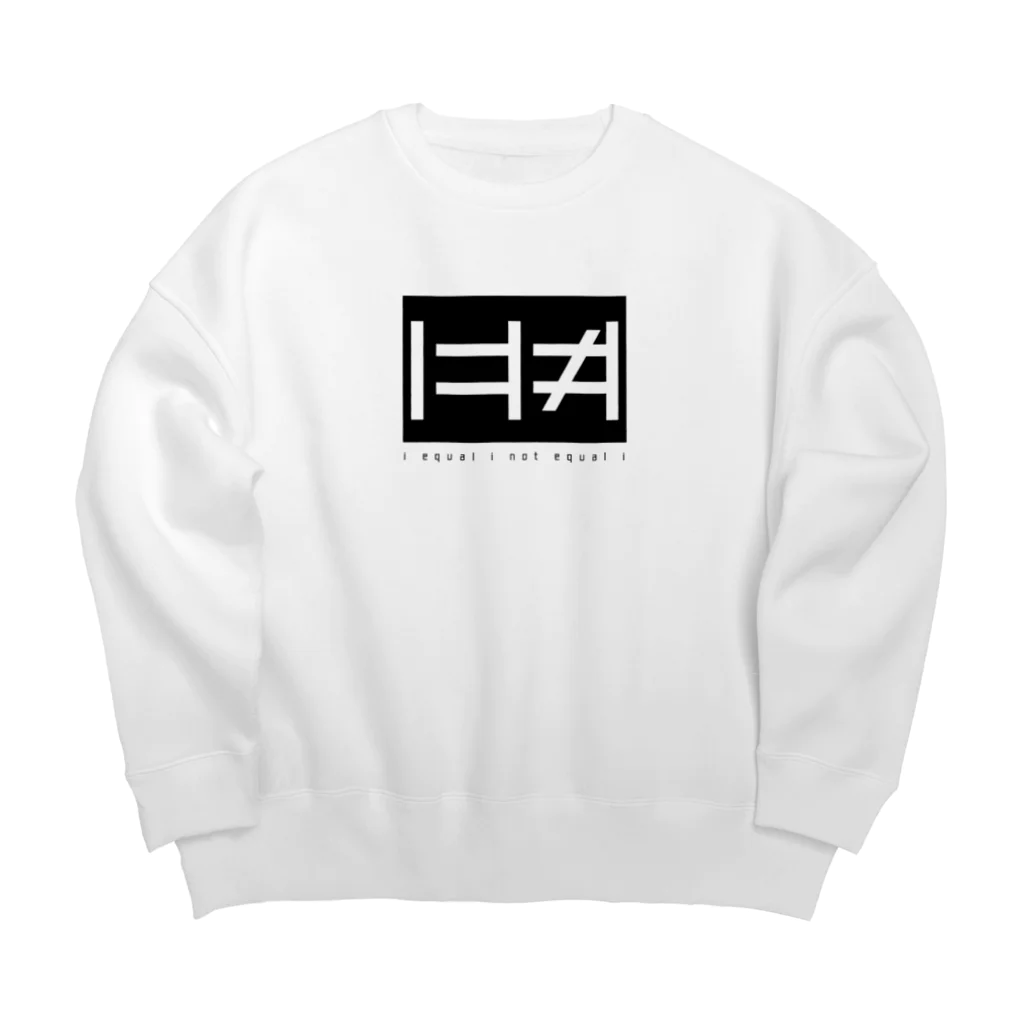 I＝I≠IのI=I≠I Big Crew Neck Sweatshirt