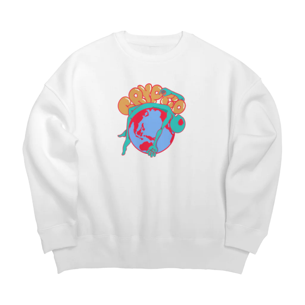 Cryptidのcryptid アースグレイ Big Crew Neck Sweatshirt