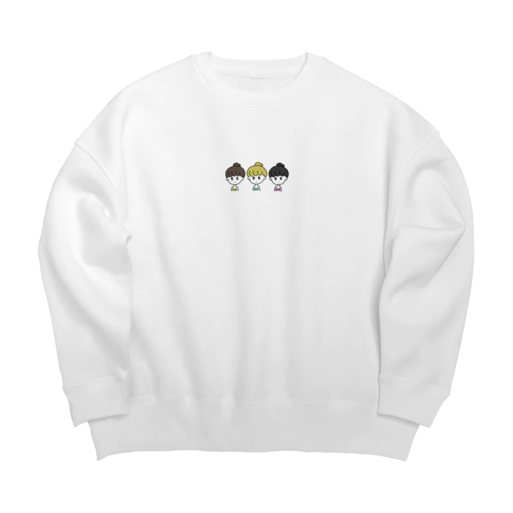 べにおのおみせのgirl's party Big Crew Neck Sweatshirt