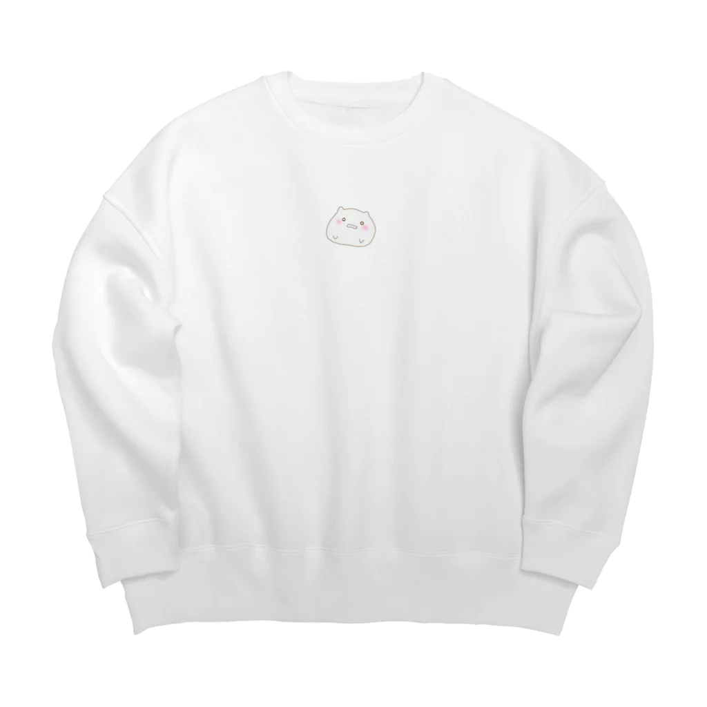 むぎちゃん屋さんのこむぎちゃん Big Crew Neck Sweatshirt