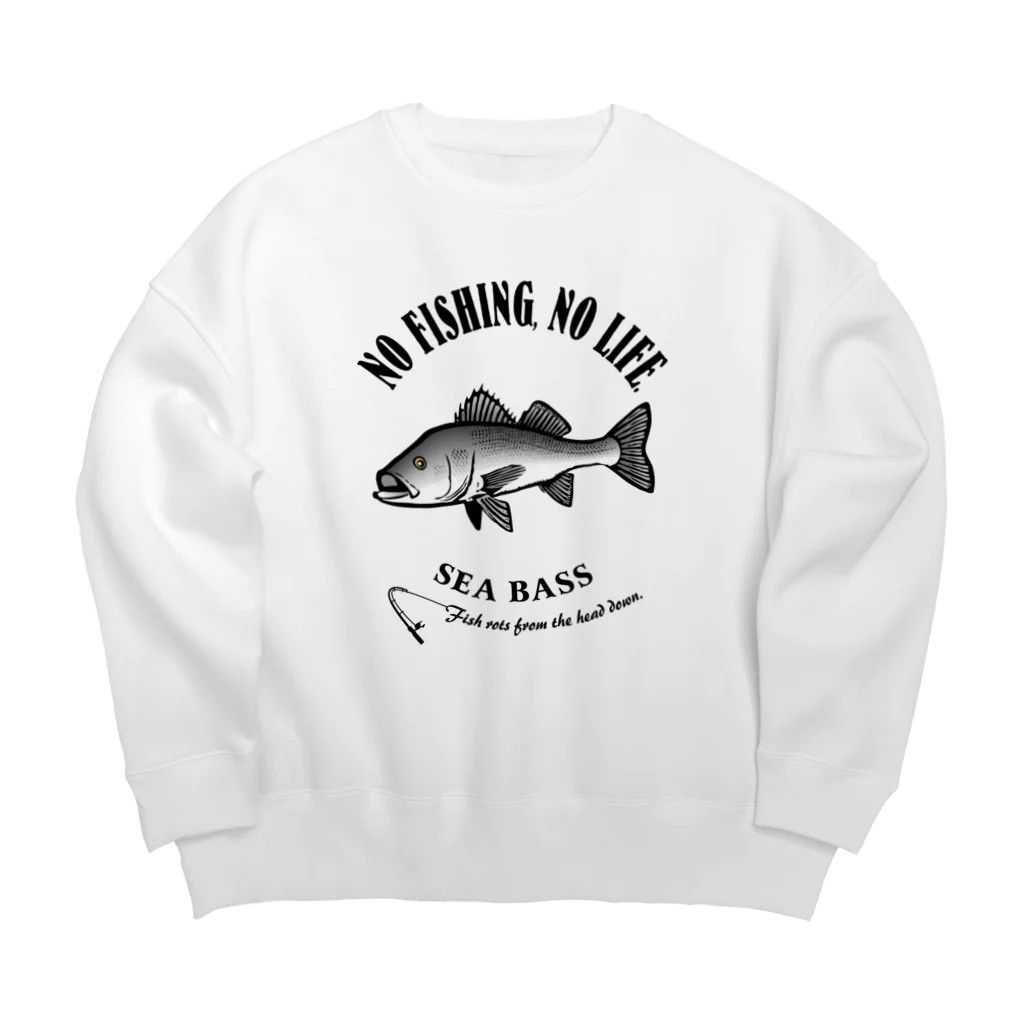 猫と釣り人のSUZUKI_EB_1CW Big Crew Neck Sweatshirt