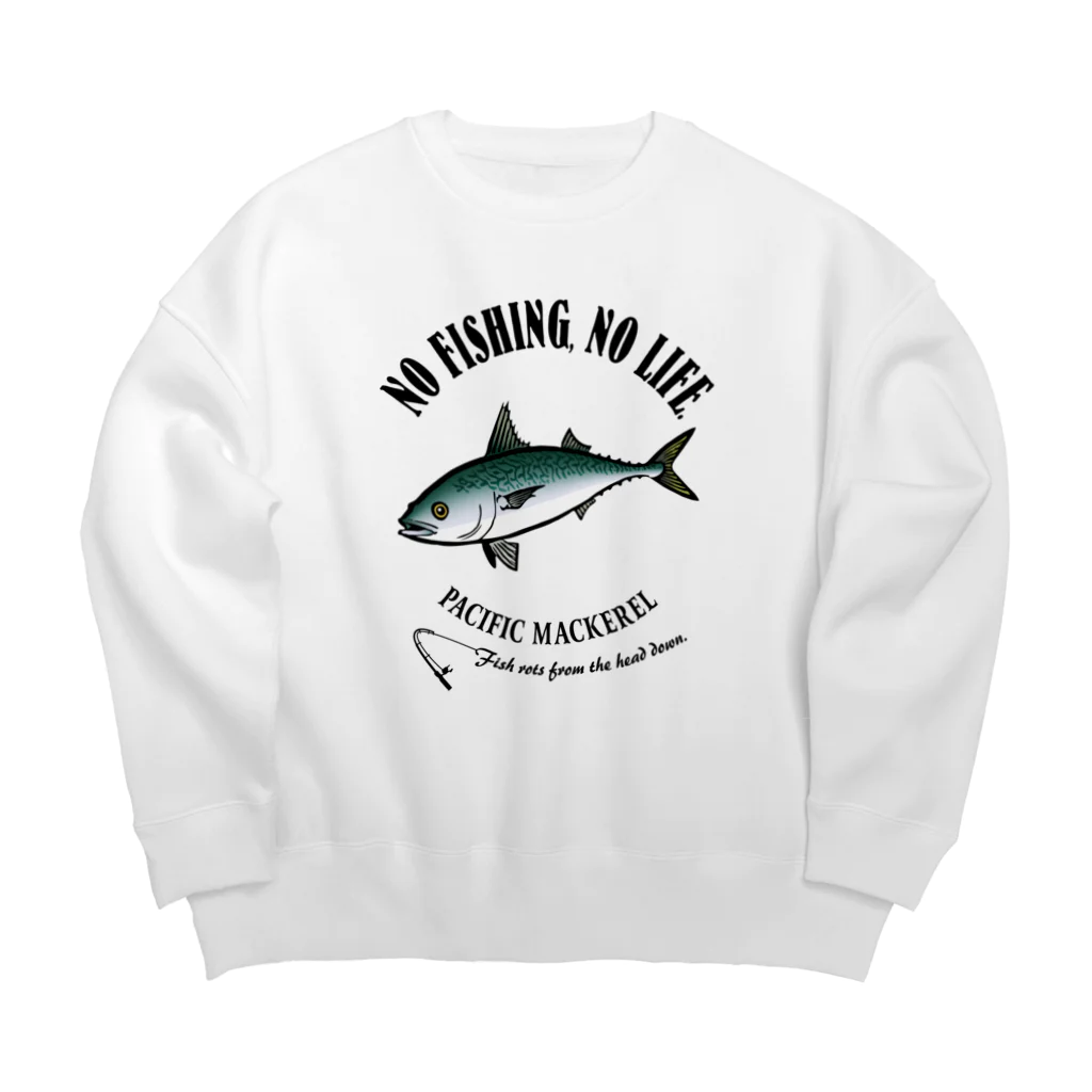 猫と釣り人のMASABA_EB_1CW Big Crew Neck Sweatshirt