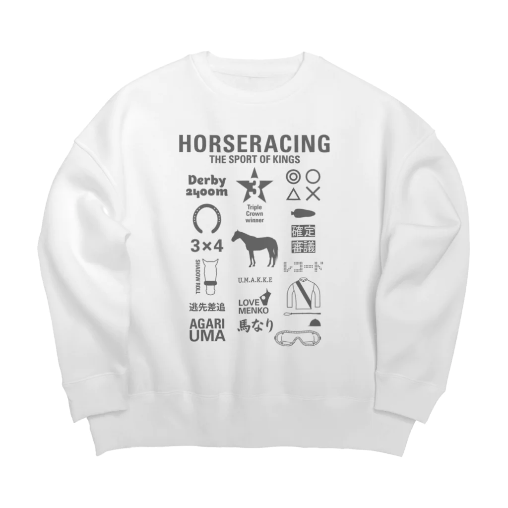 KAWAGOE GRAPHICSのHORSERACING GRAPHICS Big Crew Neck Sweatshirt