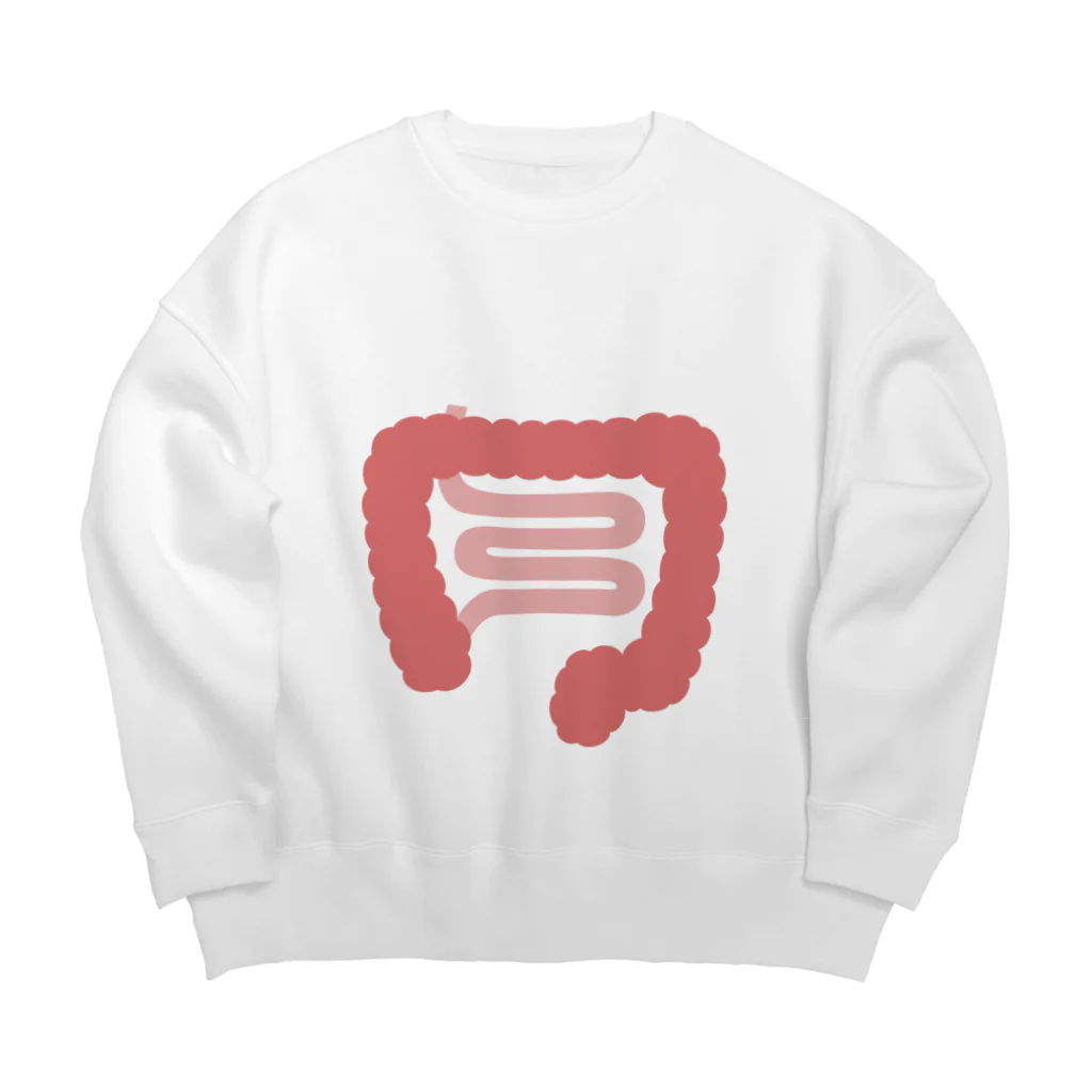 8anna storeの人体のなぞ。ぴかぴかピンクの大腸。 Big Crew Neck Sweatshirt