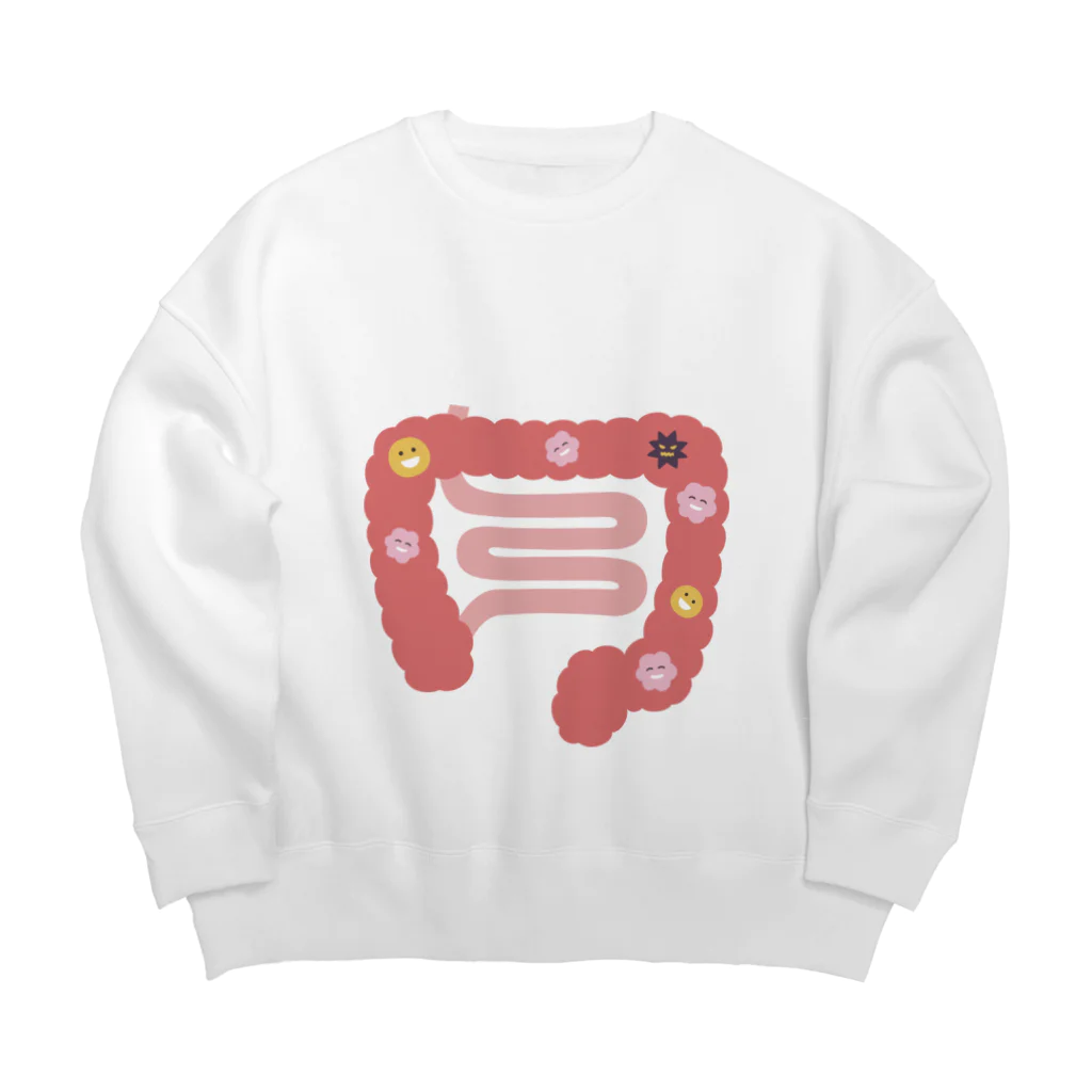 8anna storeの人体のなぞ。ぴかぴかピンクの大腸。 Big Crew Neck Sweatshirt