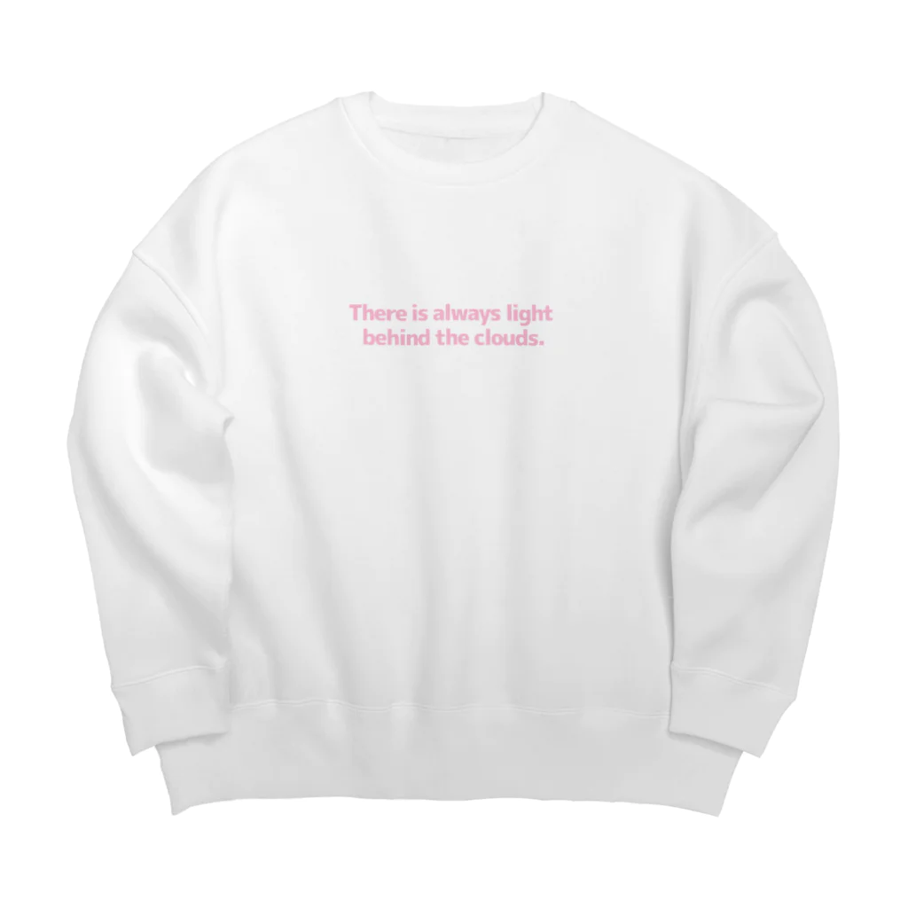 極端のあちゃんのお店の雲の向こう、 Big Crew Neck Sweatshirt