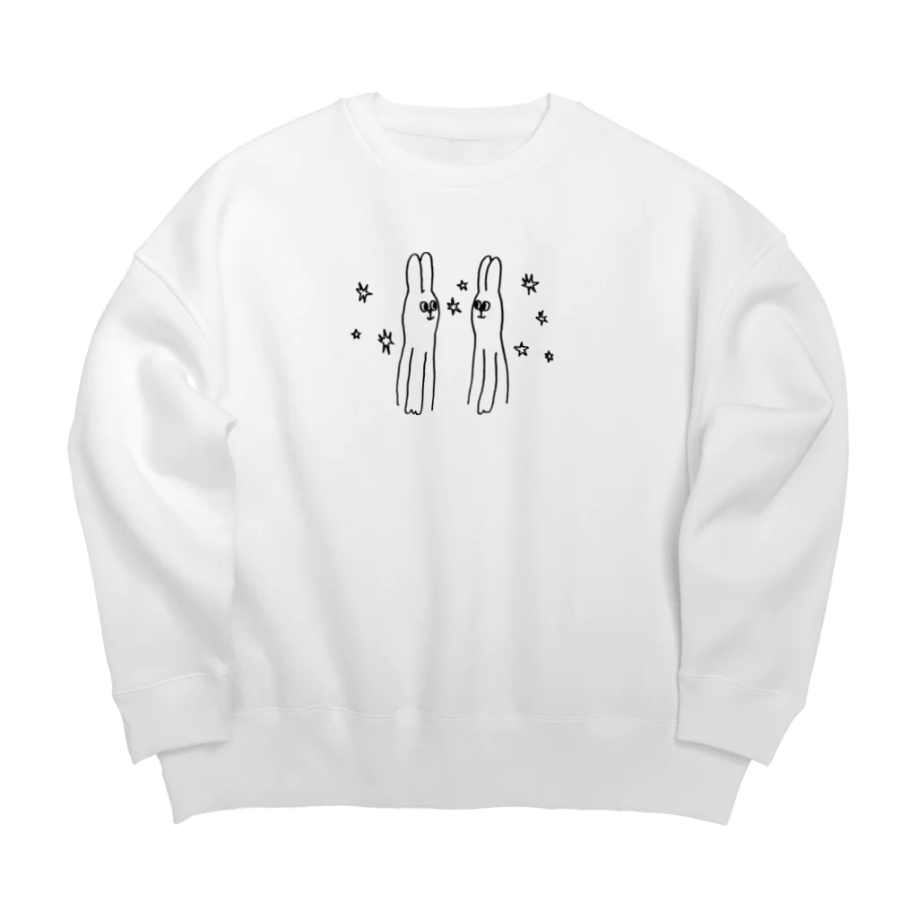 にゃんまるくんの運命共同体 Big Crew Neck Sweatshirt