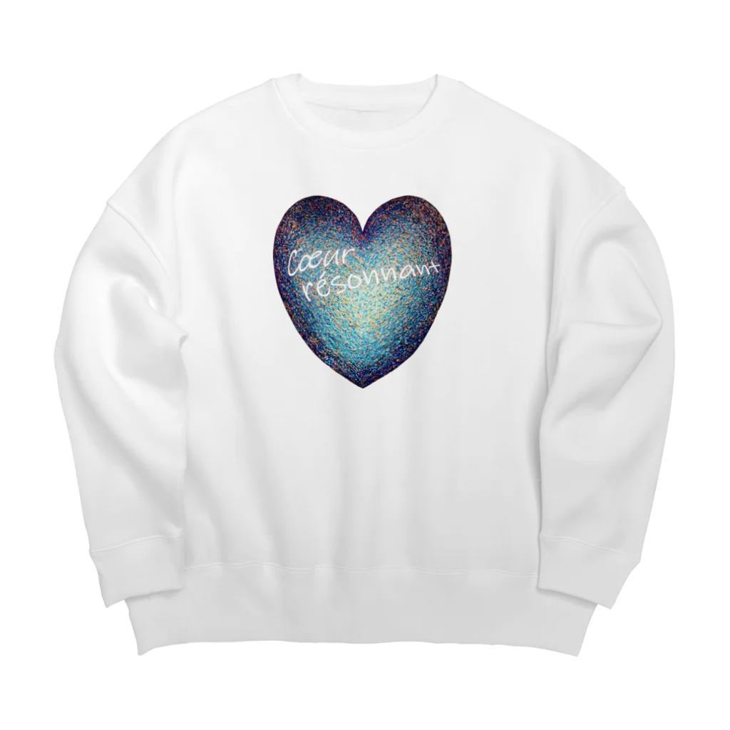 nissyheartのひびきあうハート　 Big Crew Neck Sweatshirt