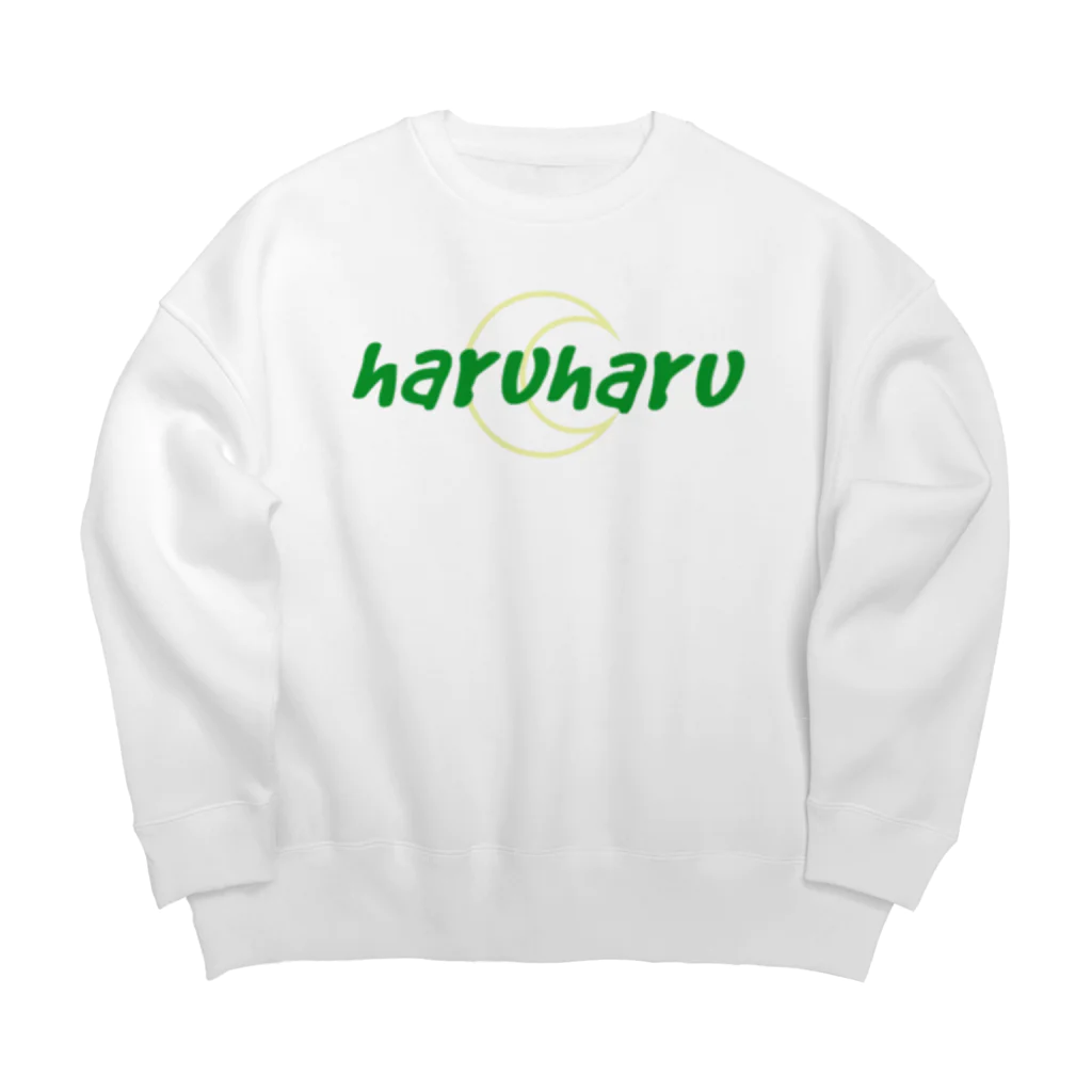 Haruharu🌙のharuharu 🌙　ロゴ Big Crew Neck Sweatshirt