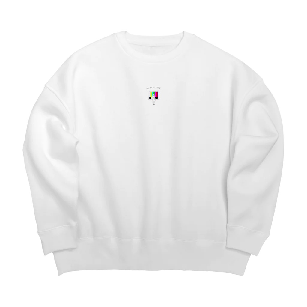 メガネくんのメガネくん。 Big Crew Neck Sweatshirt