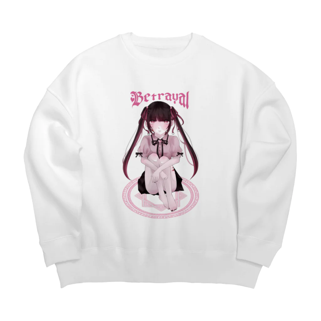 𝕊𝕟𝕠𝕨𝕄𝕚𝕚のbetrayal Big Crew Neck Sweatshirt