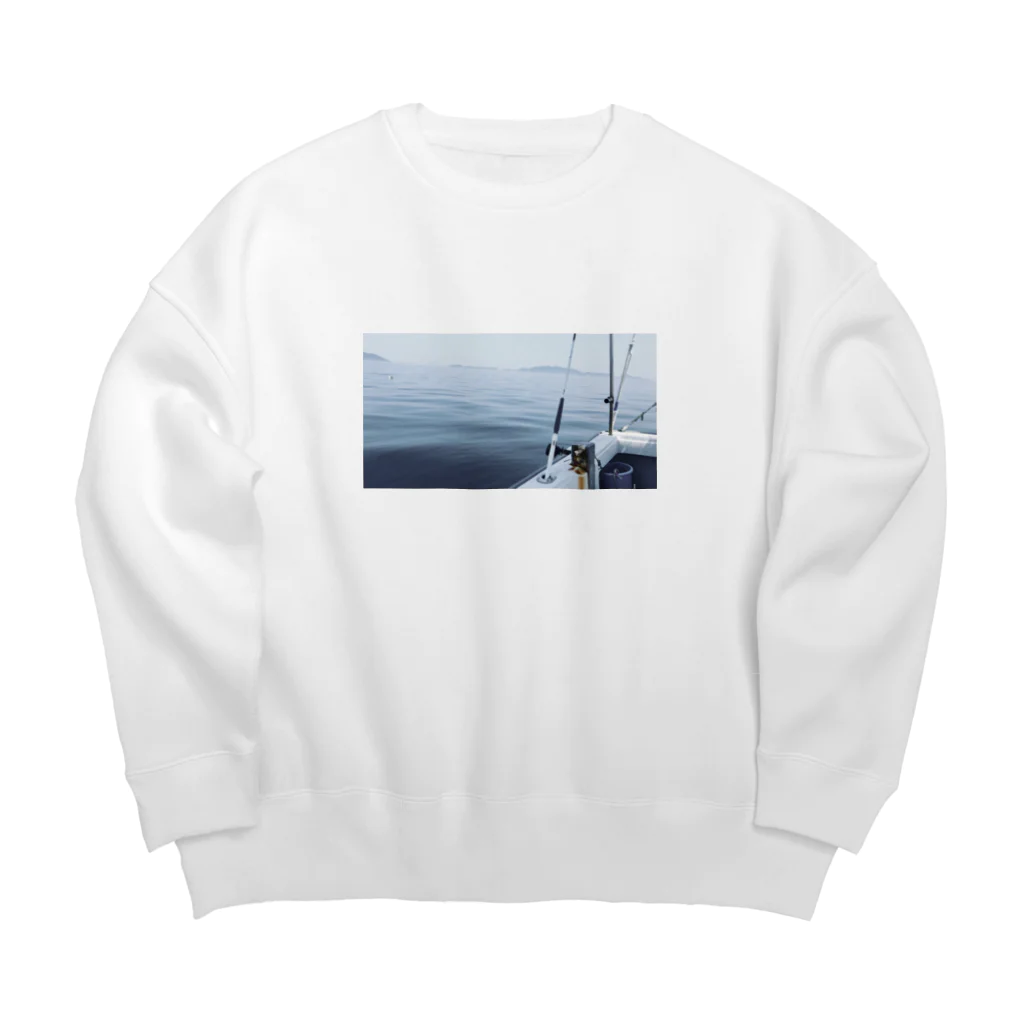 HFのHF 出船 フォトプリント Big Crew Neck Sweatshirt