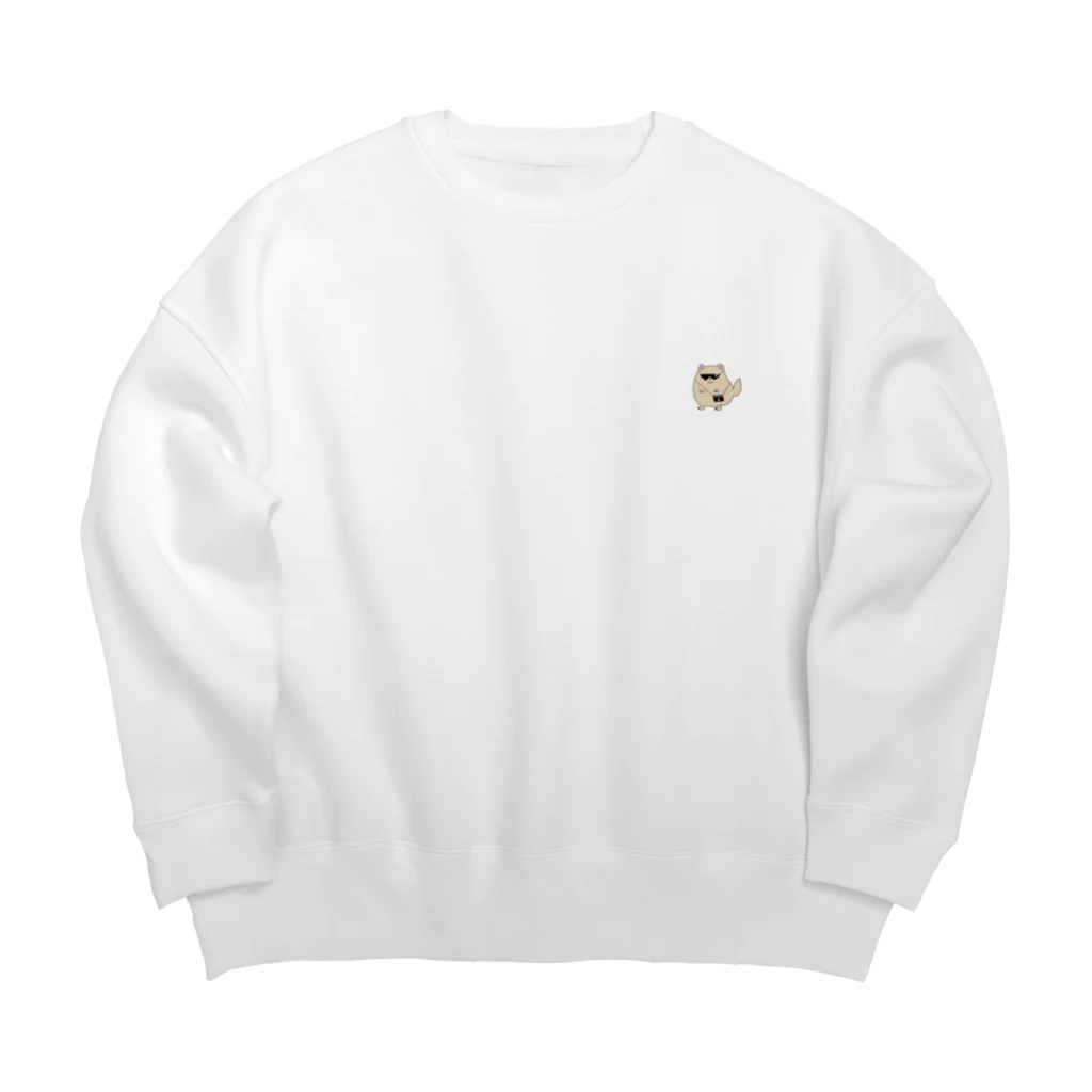 ショップダンくんのお出かけぽめぽめ Big Crew Neck Sweatshirt