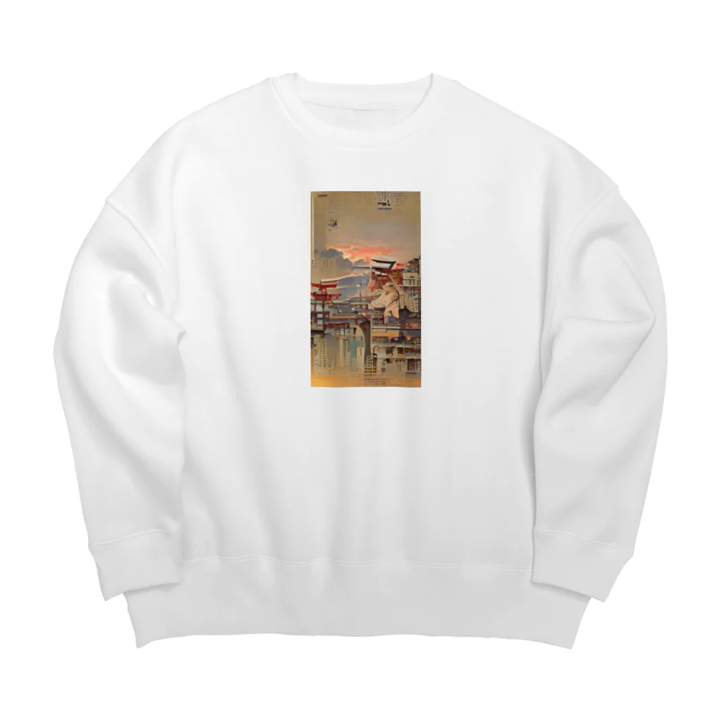 Robin's UkiyoeのUkiyoe Big Crew Neck Sweatshirt