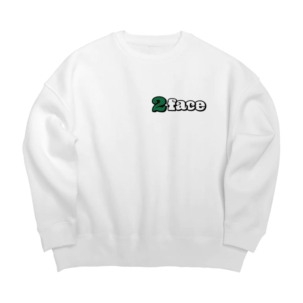 2-faceの2-face Big Crew Neck Sweatshirt