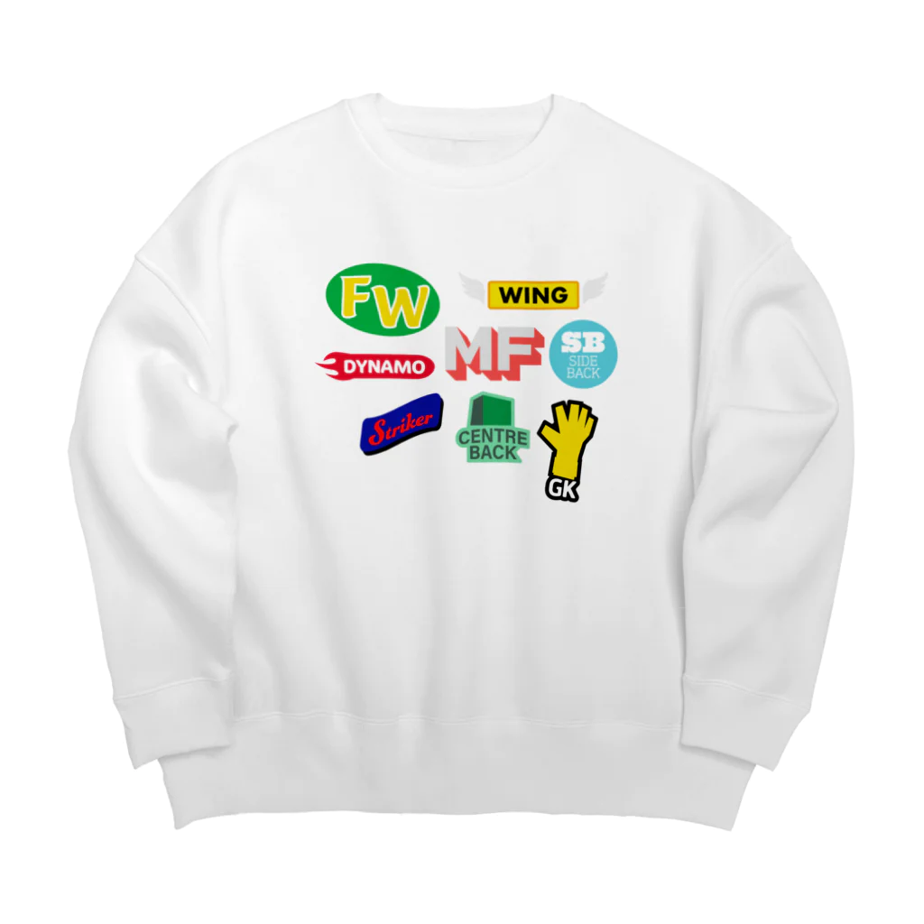 KAWAGOE GRAPHICSのサッカーワッペン Big Crew Neck Sweatshirt