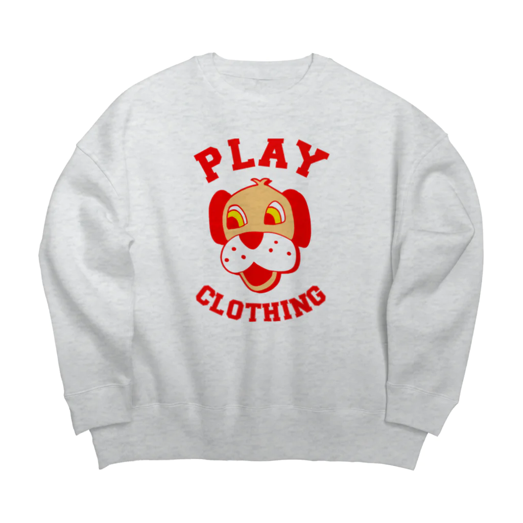 PLAY clothingのLOGO DOG R ① ビッグシルエットスウェット