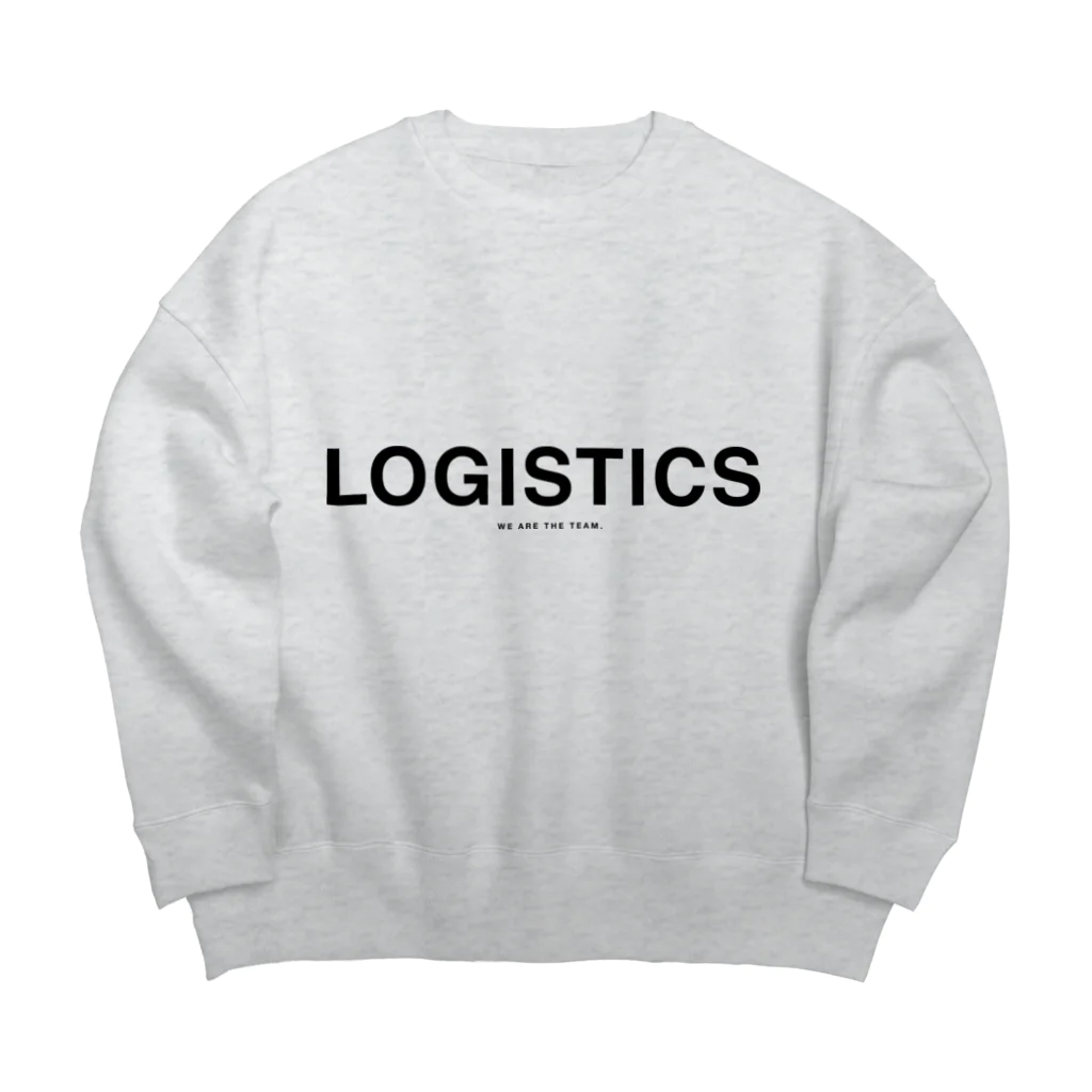 LOGISTICS by Merry LogisticsのLOGISTICS BLACK LOGO ビッグシルエットスウェット