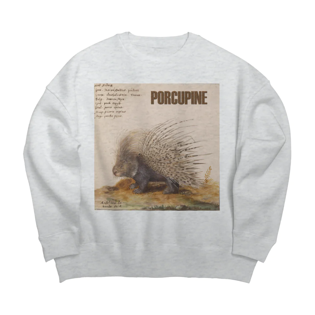 PALA's SHOP　cool、シュール、古風、和風、のPORCUPINE　ヤマアラシ ビッグシルエットスウェット