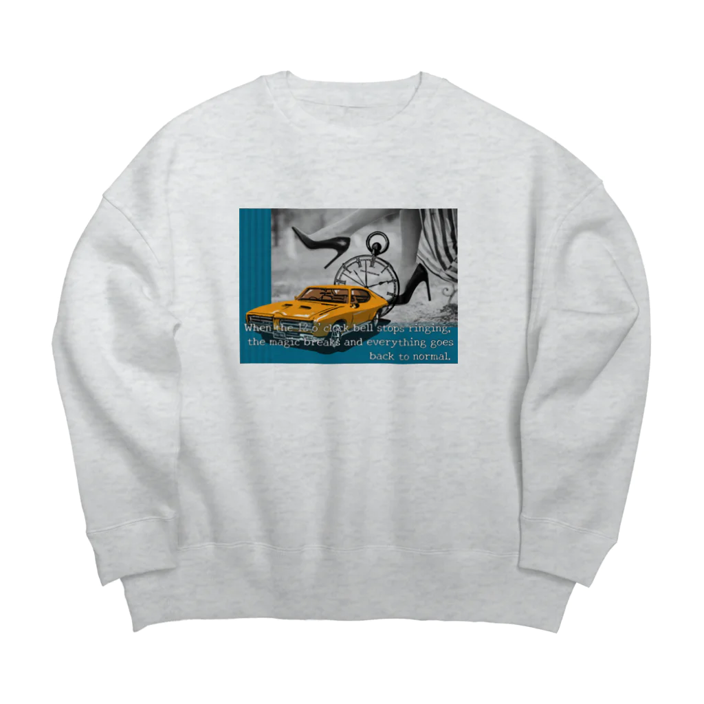 insparation｡   --- ｲﾝｽﾋﾟﾚｰｼｮﾝ｡の０時の魔法 Big Crew Neck Sweatshirt