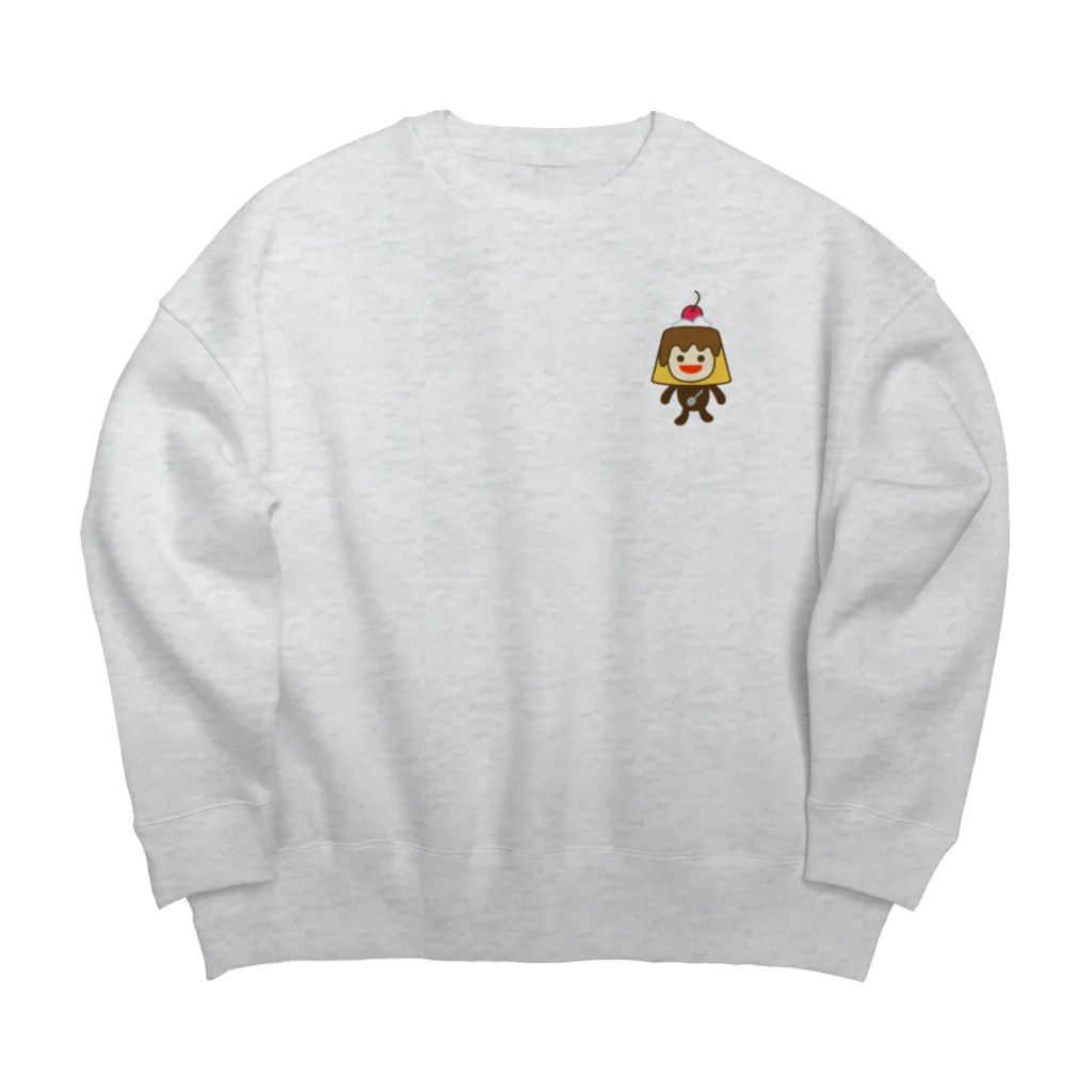 ヨープキャンが気になったのプリンっ子　ポイント Big Crew Neck Sweatshirt