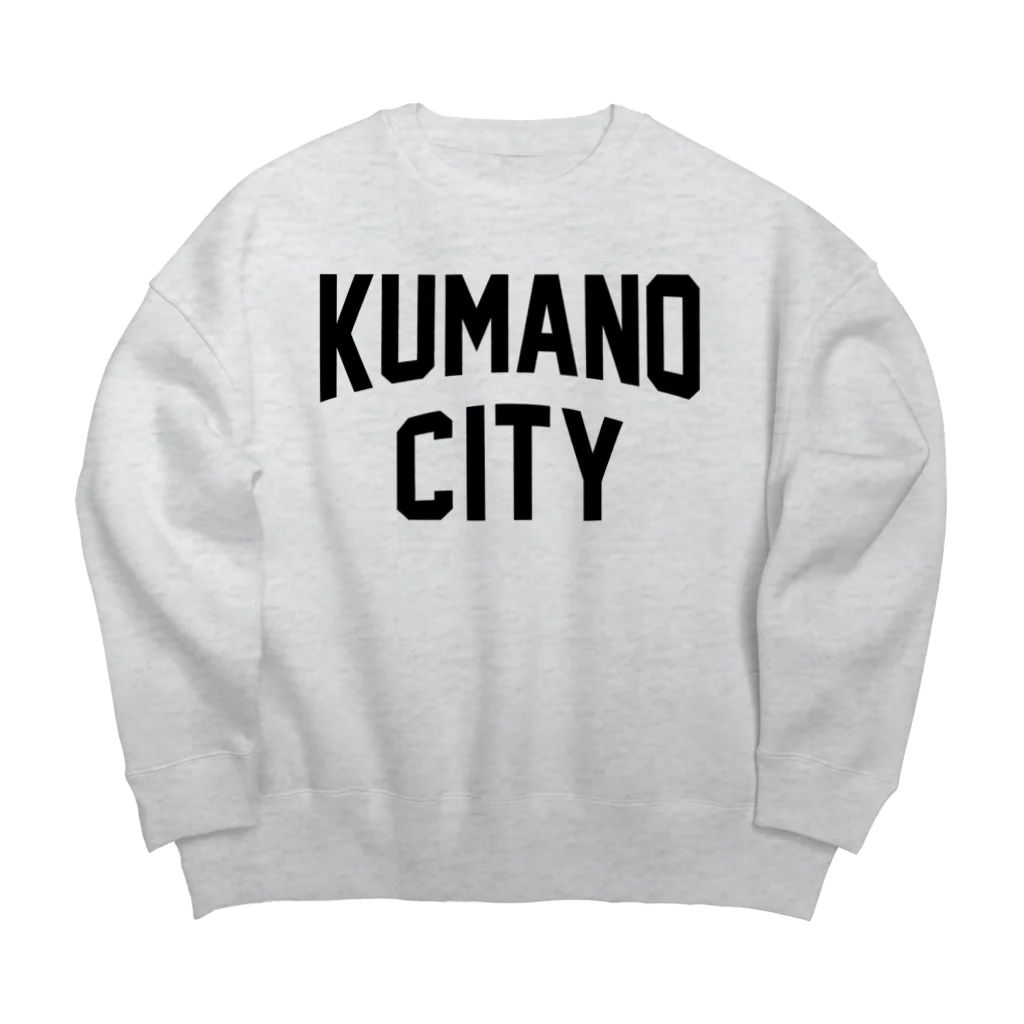 JIMOTOE Wear Local Japanの熊野市 KUMANO CITY ビッグシルエットスウェット