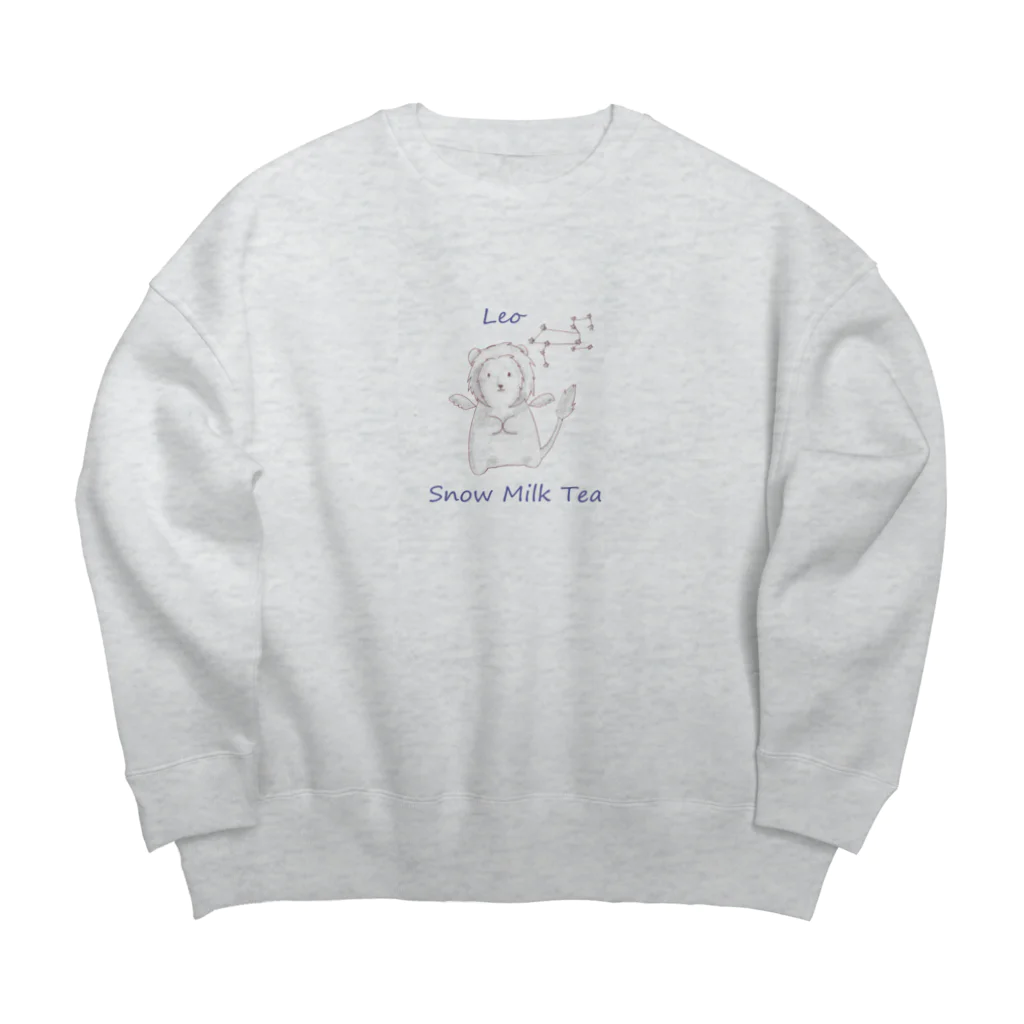 Snow Milk Tea☃️のLeoのグッズ Big Crew Neck Sweatshirt