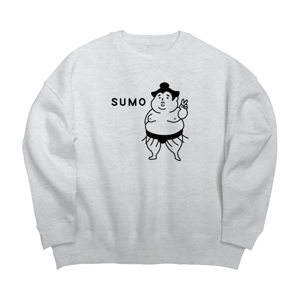 ぽぴーぴぽーのSUMO  ビッグシルエットスウェット