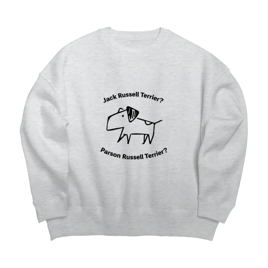 ギタムズのジャックラッセルテリア Big Crew Neck Sweatshirt