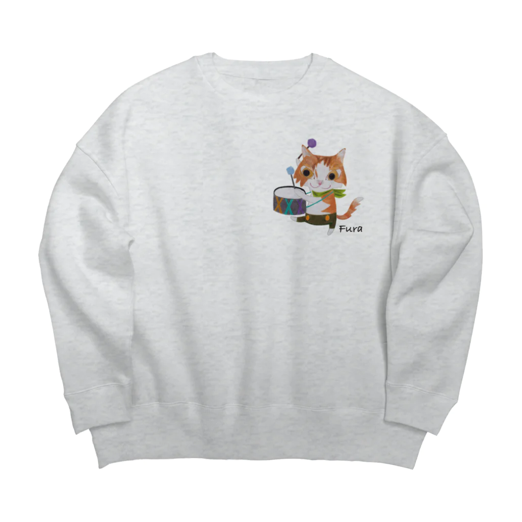 miau miauのフラくんスウェット Big Crew Neck Sweatshirt