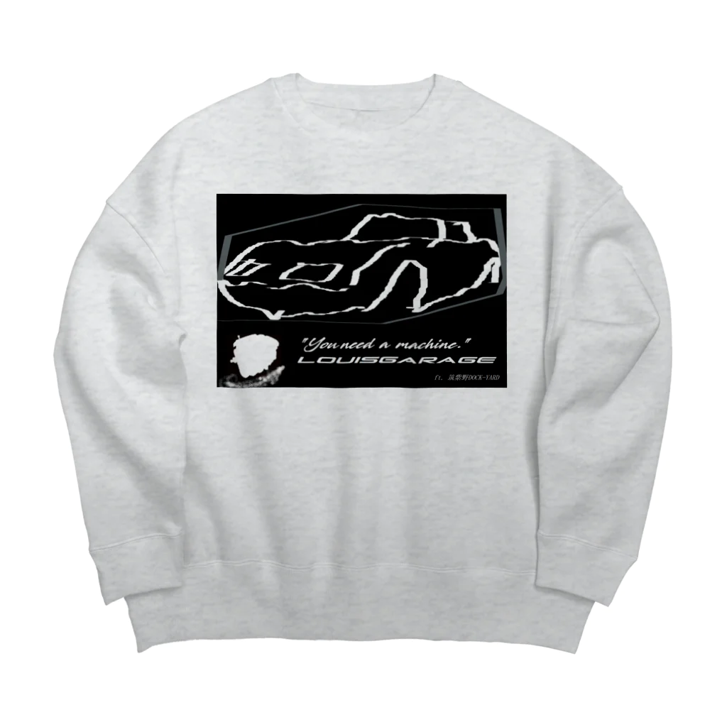 筑紫野 DOCK-YARDのLOGO TEES Big Crew Neck Sweatshirt