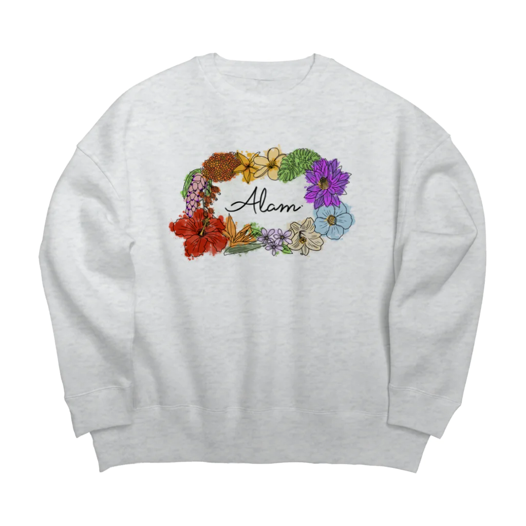 ALAMのALAM Bunga / COLOR Big Crew Neck Sweatshirt