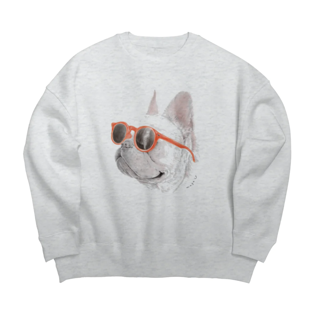 mayuenのフレブル愛 Big Crew Neck Sweatshirt