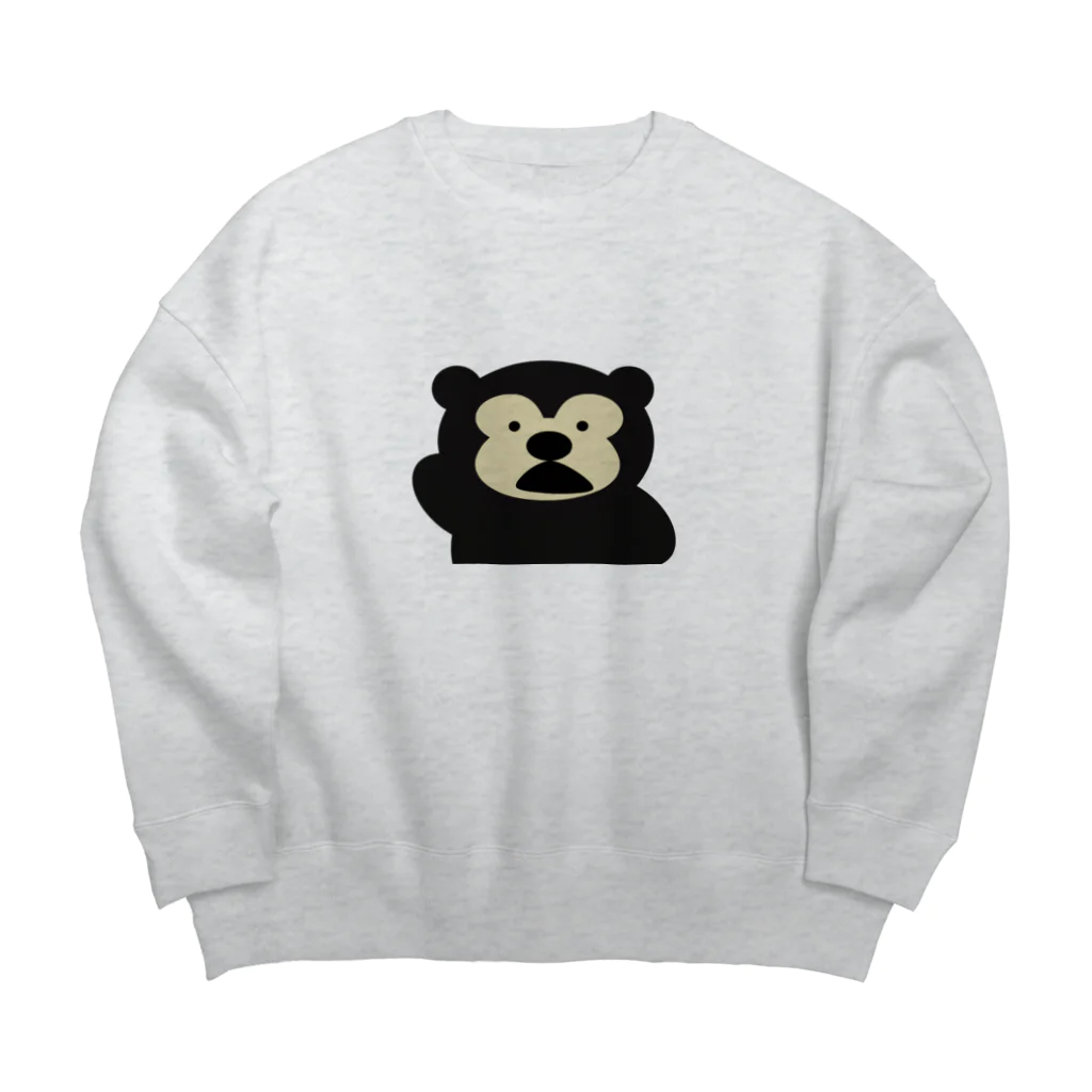 mareのくまのまれ　おてふり Big Crew Neck Sweatshirt