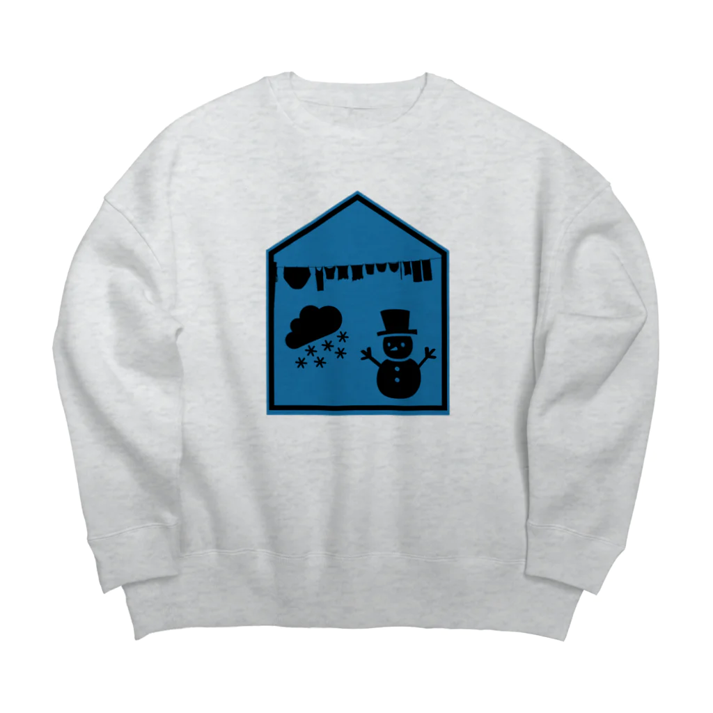 insparation｡   --- ｲﾝｽﾋﾟﾚｰｼｮﾝ｡のリモートワーク Big Crew Neck Sweatshirt