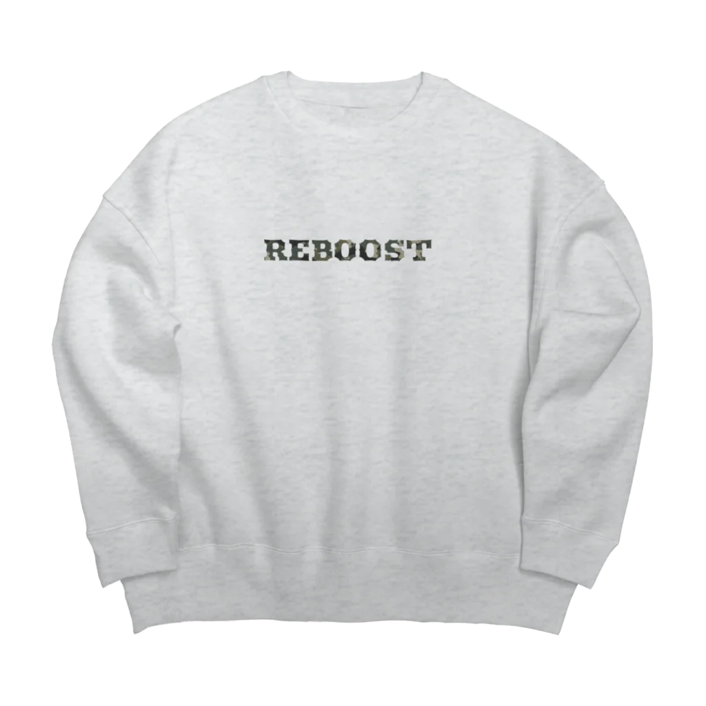 -BRIGHTS-のアウトドアな迷彩ロゴ【 REBOOST 】 Big Crew Neck Sweatshirt