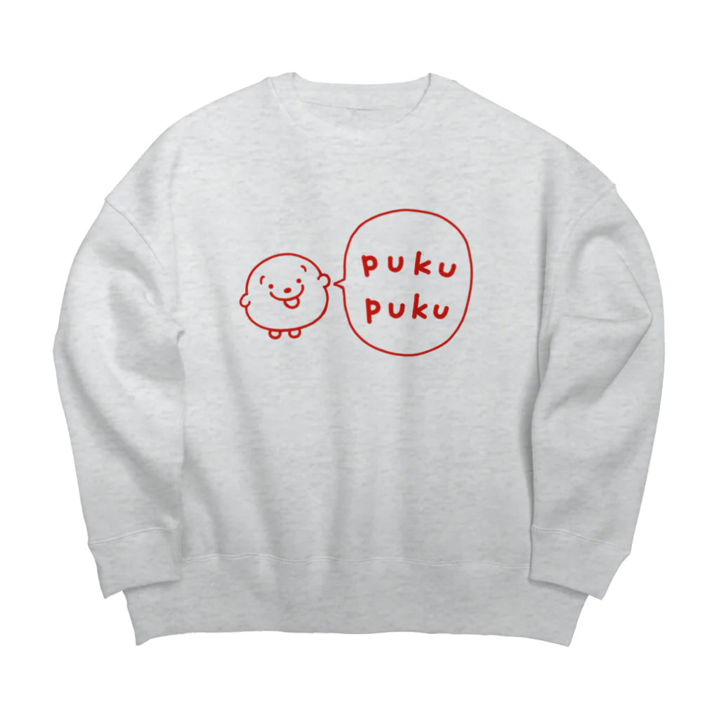 穂の湯のPuku Puku Big Crew Neck Sweatshirt