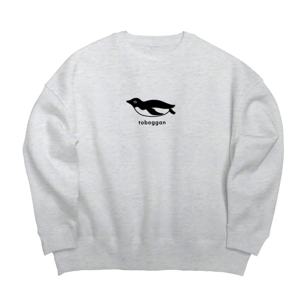 hiroimachiのペンギンのトボガン Big Crew Neck Sweatshirt