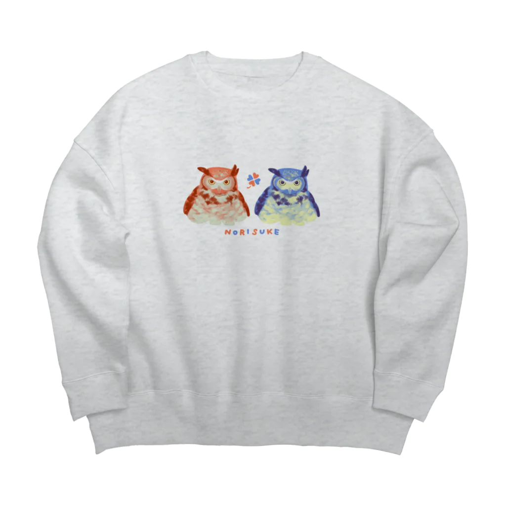 MINEのふわのりTWIN Big Crew Neck Sweatshirt