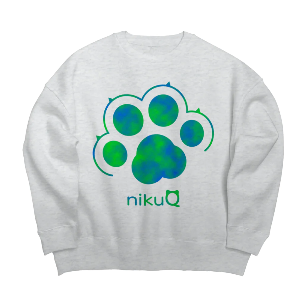 WebArtsの肉球をモチーフにしたオリジナルブランド「nikuQ」（猫タイプ）です ビッグシルエットスウェット
