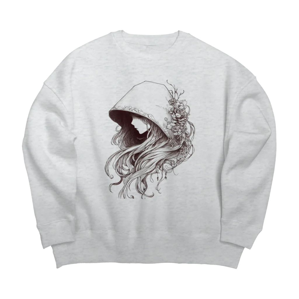 zaisuのミステリアス Big Crew Neck Sweatshirt