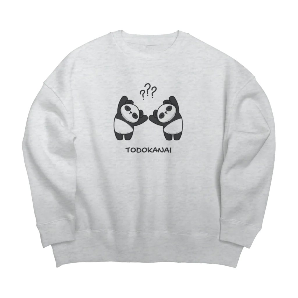 きら星のパンダンス Big Crew Neck Sweatshirt