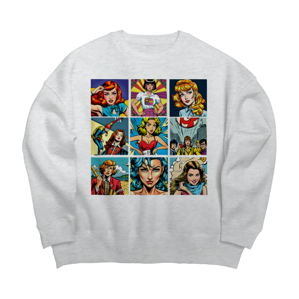 UNchan(あんちゃん)    ★unlimited★のアングロ・サクソンのみなさんのおかげです Big Crew Neck Sweatshirt