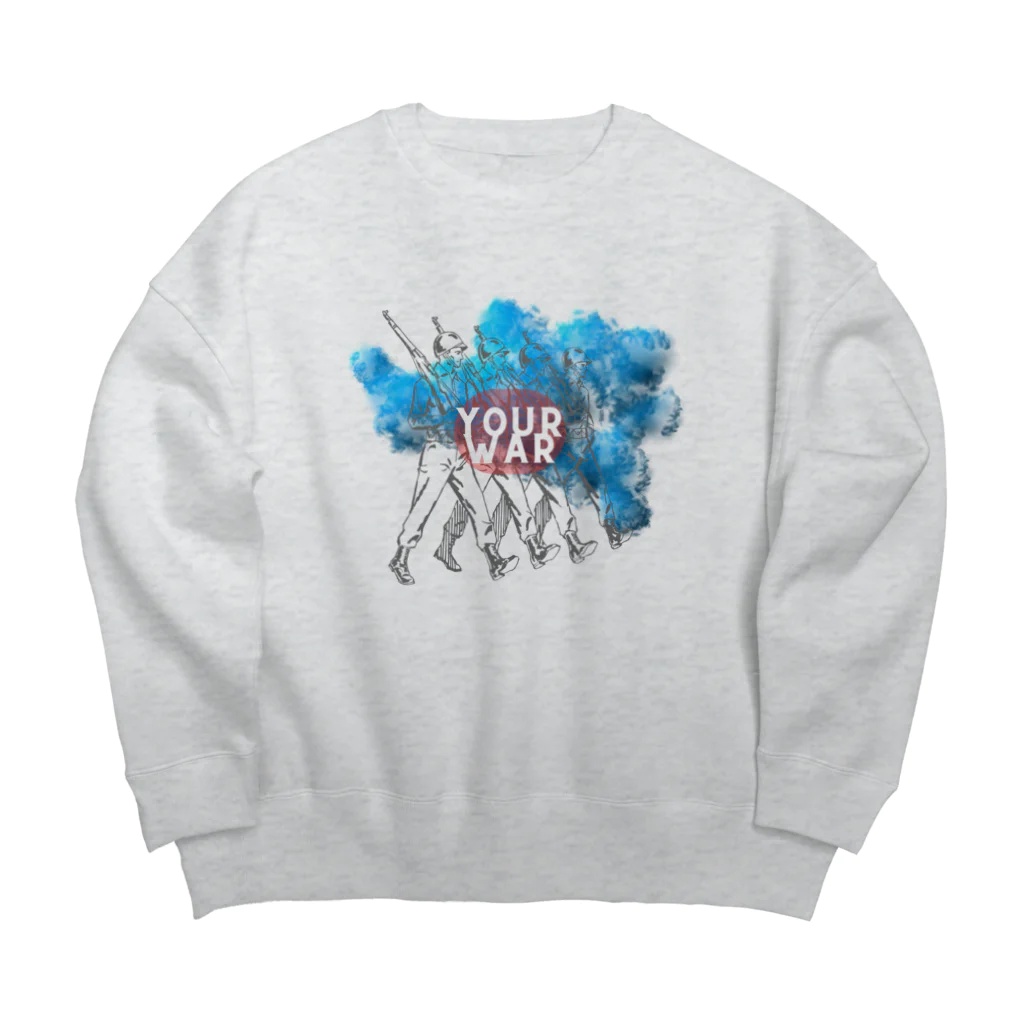 ZONT-13_SUの君たちの戦争 Big Crew Neck Sweatshirt