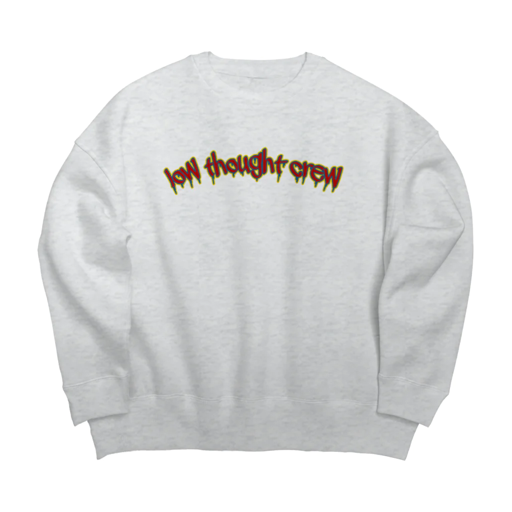 Low thought Crewの［low thought crew］ Big Crew Neck Sweatshirt